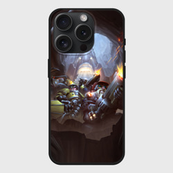Чехол силиконовый для Apple iPhone 15 Pro матовый Team Deep Rock Galactic