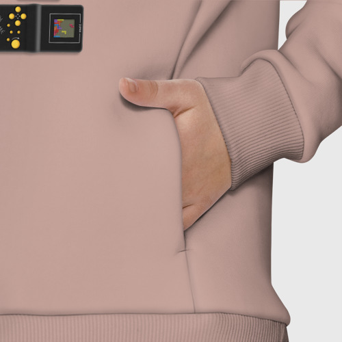 Детский костюм хлопок Oversize Тетрис блоки, цвет пыльно-розовый - фото 8