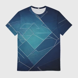 Мужская футболка 3D Геометрическая бесконечность