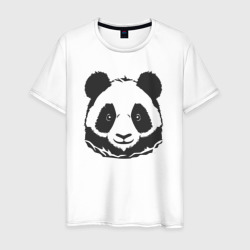 Мужская футболка хлопок Панда бамбуковый медведь