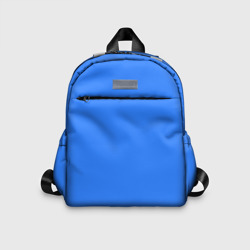 Детский рюкзак 3D Однотонный неоновый синий цвет