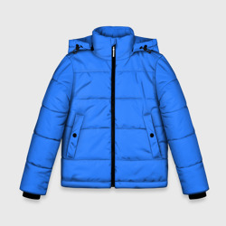 Зимняя куртка для мальчиков 3D Однотонный неоновый синий цвет