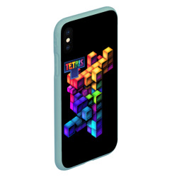 Чехол для iPhone XS Max матовый Tetris game - фото 2