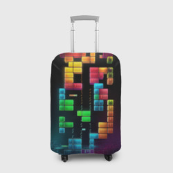 Чехол для чемодана 3D Абстрактный Тетрис