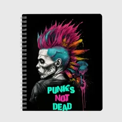Тетрадь Punks not  dead