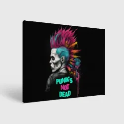 Холст прямоугольный Punks not  dead