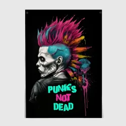 Постер Punks not  dead