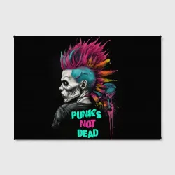Холст прямоугольный Punks not  dead - фото 2