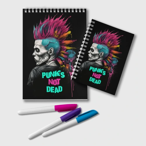 Блокнот Punks not dead