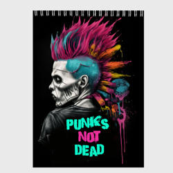 Скетчбук Punks not  dead