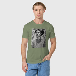 Мужская футболка хлопок Принт Фриды Кало - фото 2