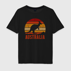 Мужская футболка хлопок Oversize Австралия