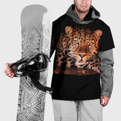 Накидка на куртку 3D Ягуар на дереве