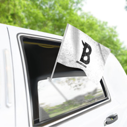 Флаг для автомобиля Beastars с потертостями на светлом фоне - фото 2