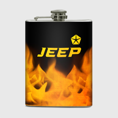 Фляга Jeep - gold gradient: символ сверху