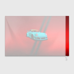 Флаг 3D Немецкий спортивный автомобиль Porsche 911 - фото 2
