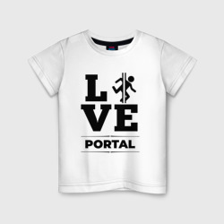 Детская футболка хлопок Portal love classic