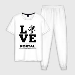 Мужская пижама хлопок Portal love classic