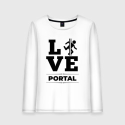 Женский лонгслив хлопок Portal love classic
