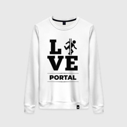 Женский свитшот хлопок Portal love classic