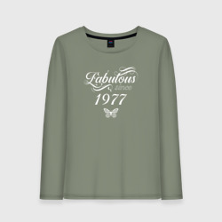 Женский лонгслив хлопок Fabulous since 1977