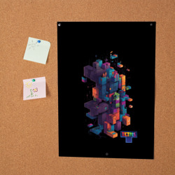 Постер Tetris abstract - фото 2