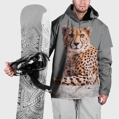 Накидка на куртку 3D Гепард дикая кошка, цвет 3D печать