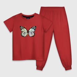 Детская пижама хлопок Красивая бабочка