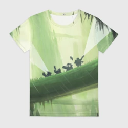 Женская футболка 3D Приключения Deep Rock Galactic