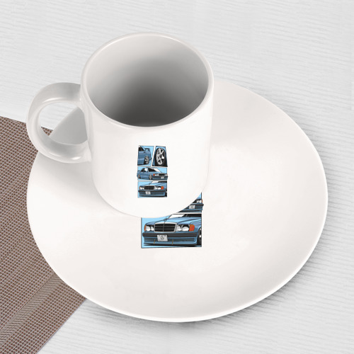 Набор: тарелка + кружка Mercedes-Benz 190E V1 - фото 3