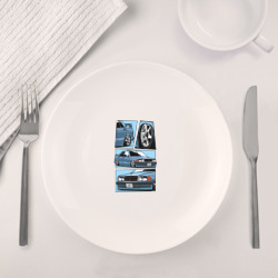 Набор: тарелка + кружка Mercedes-Benz 190E V1 - фото 2