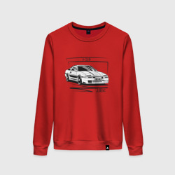 Женский свитшот хлопок Toyota Supra MK3