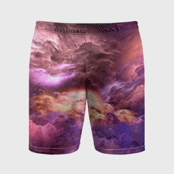 Мужские шорты спортивные Фиолетовое облако