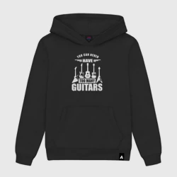 Мужская толстовка хлопок Гитар не бывает слишком много
