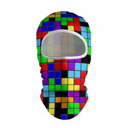 Балаклава 3D Тетрис цветные блоки