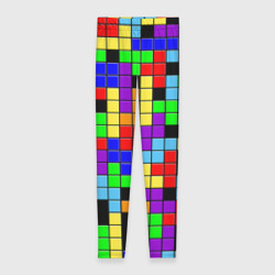 Леггинсы 3D Тетрис цветные блоки