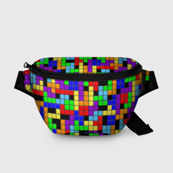 Поясная сумка 3D Тетрис цветные блоки
