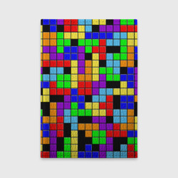 Обложка для автодокументов Тетрис цветные блоки
