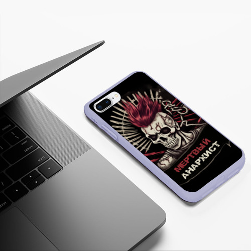 Чехол для iPhone 7Plus/8 Plus матовый с принтом Мертвый анархист, фото #5
