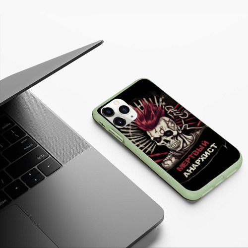 Чехол для iPhone 11 Pro матовый с принтом Мертвый анархист, фото #5