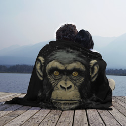 Плед 3D Портрет обезьяны: арт нейросети - фото 2