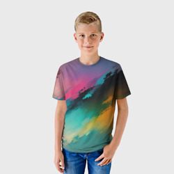 Детская футболка 3D Абстрактный туман - фото 2