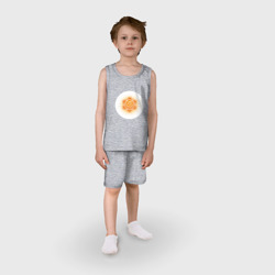 Детская пижама с шортами хлопок Свадхистана чакра: Аюрведа, йога, кундалини символ - фото 2