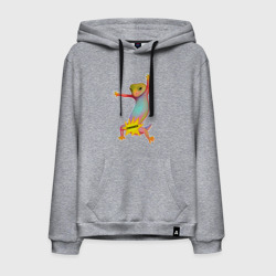 Мужская толстовка хлопок Веселая ящерица танцует цензура