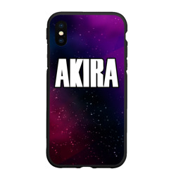 Чехол для iPhone XS Max матовый Akira gradient space