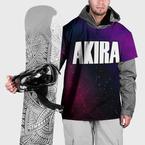 Накидка на куртку 3D Akira gradient space, цвет 3D печать
