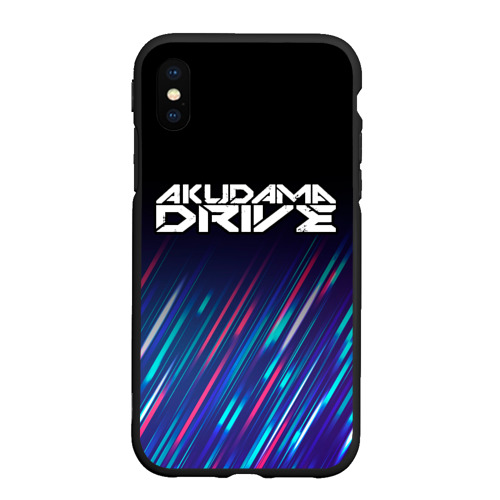 Чехол для iPhone XS Max матовый Akudama Drive stream