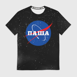 Мужская футболка 3D Паша НАСА космос
