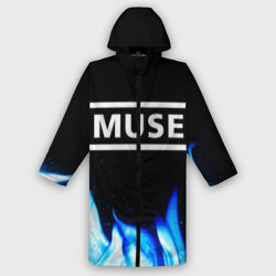 Женский дождевик 3D Muse blue fire