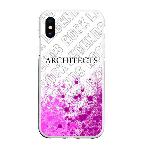 Чехол для iPhone XS Max матовый Architects rock Legends: символ сверху